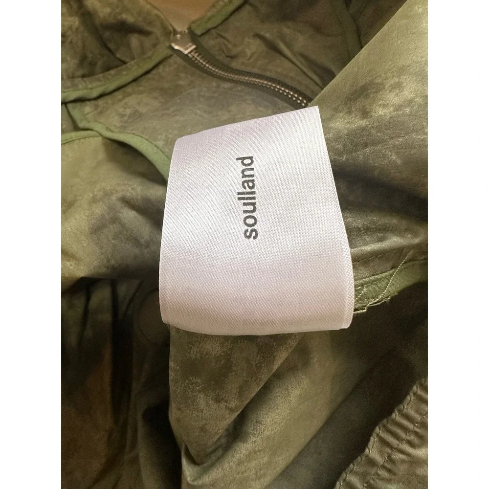 soulland Barney Camo Zip Up Jacket sz M NWOT Originally $375